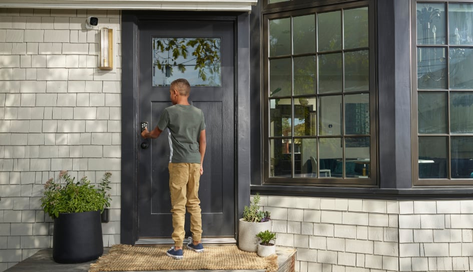 Vivint Smart Lock on home in Ann Arbor